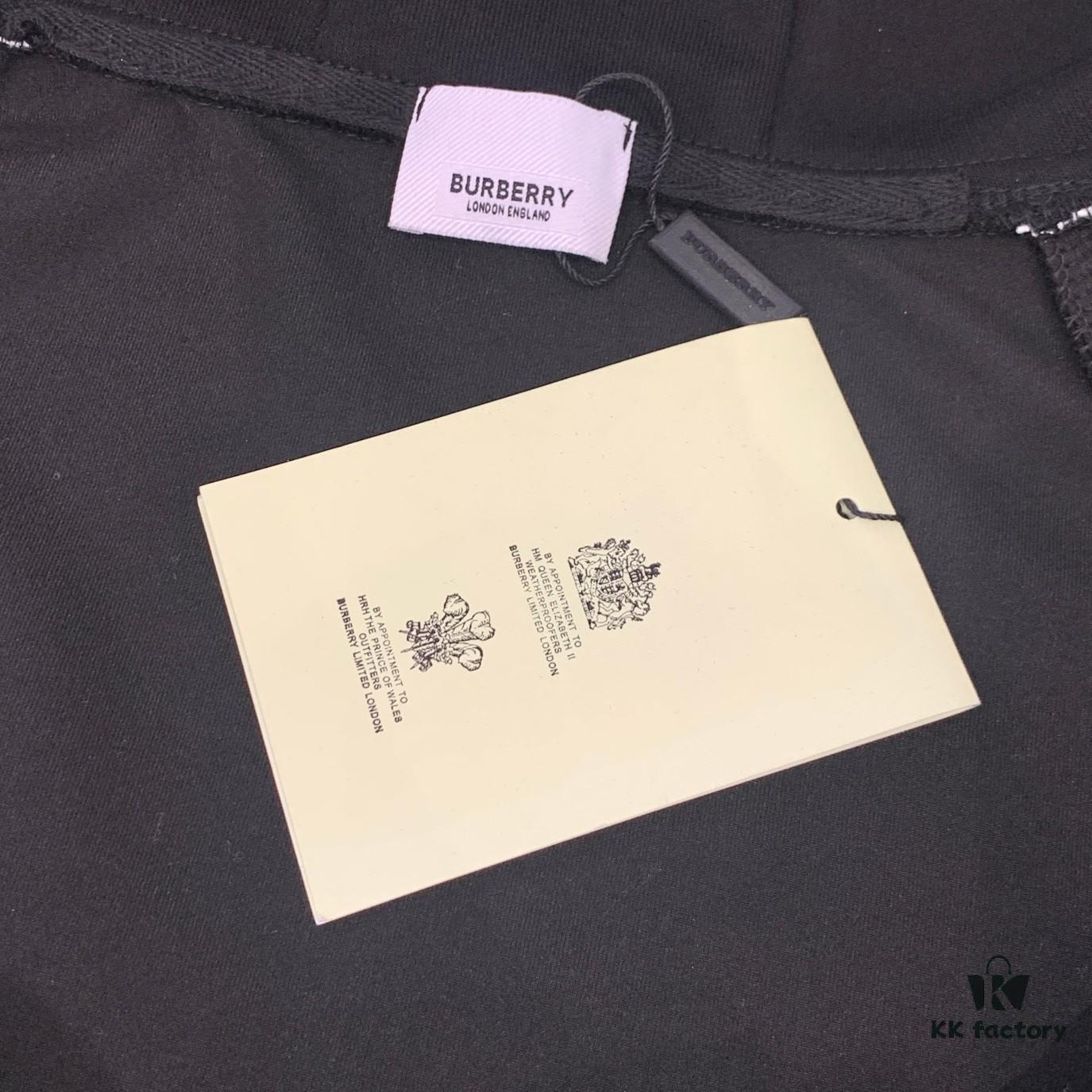 New BURBERRY Barricade Embroidered Bomber Jacket – Must-Have for Spring and Autumn, Counter-Synchronized Release, Classic Masterpiece, Exclusive Launch