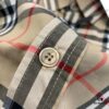 New Burberry Classic Stripe Long-Sleeve Shirt, Iconic BBR Brand Checkered Pattern Shirt, Best-Selling Counter Style