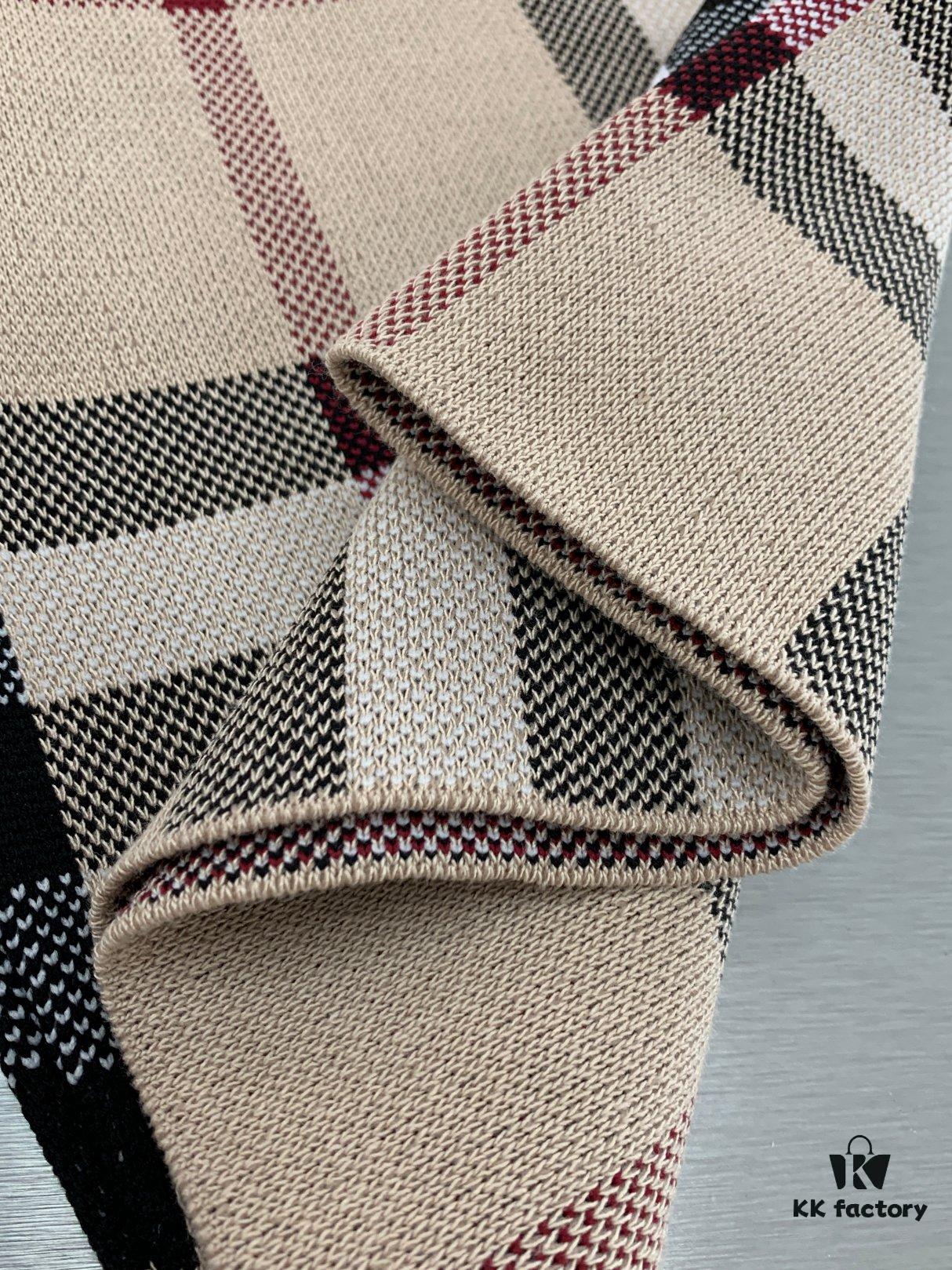 New BURBERRY Classic Plaid Knit Shorts Unisex