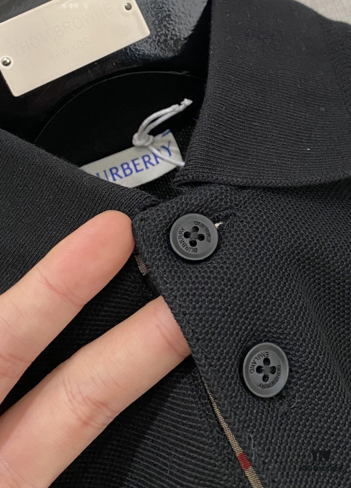 Burberry 2025 Newest Short Sleeve T-Shirt, Stylish and Fashionable with Exquisite Embroidered Logo on Chest, Simple and Versatile Design