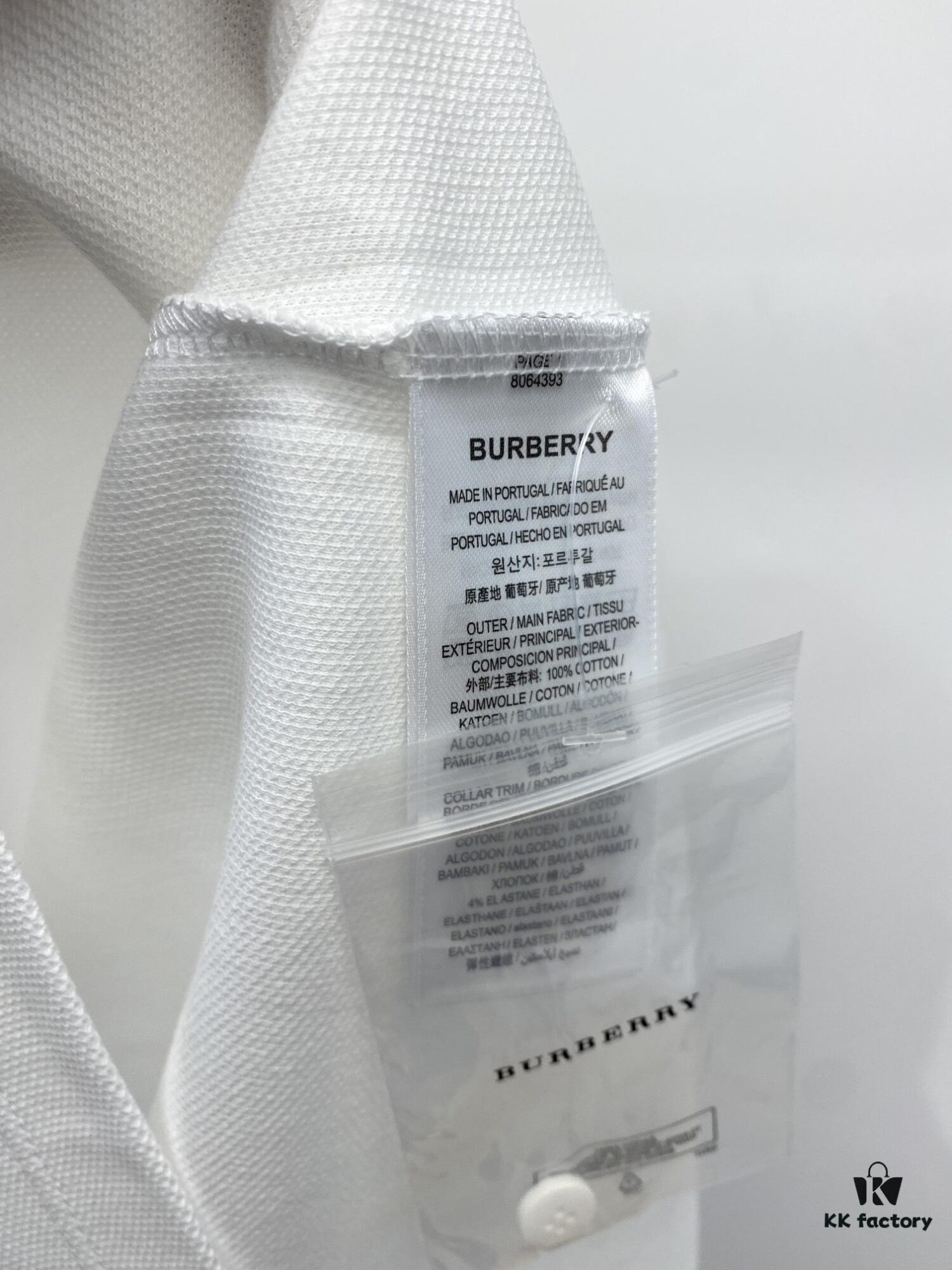 Burberry, 2025 Latest Short-Sleeve T-Shirt, Stylish and Handsome with Exquisite Embroidered Logo on Chest, Simple and Versatile Design, Cotton Fabric Offers Structure and Comfort, Fine Weave, Size S-XL