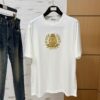 Burberry, 2025 Latest Short Sleeve T-Shirt, Stylish and Fashionable with Exquisite Embroidered Logo on Chest, Simple and Versatile Design
