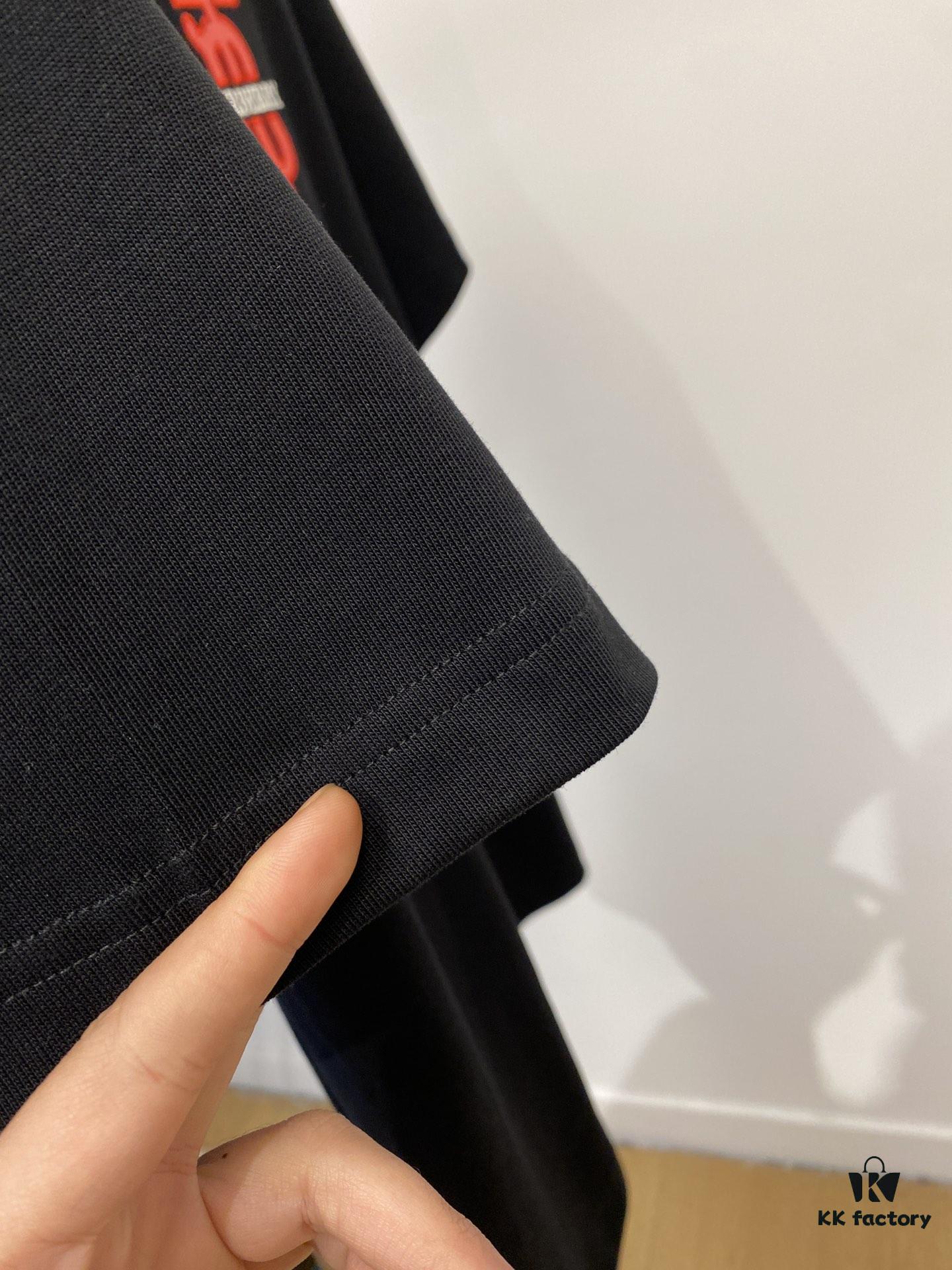 Burberry 2025 Latest Short Sleeve T-Shirt, Stylish and Fashionable with Exquisite Embroidered Logo on Chest, Simple and Versatile Design