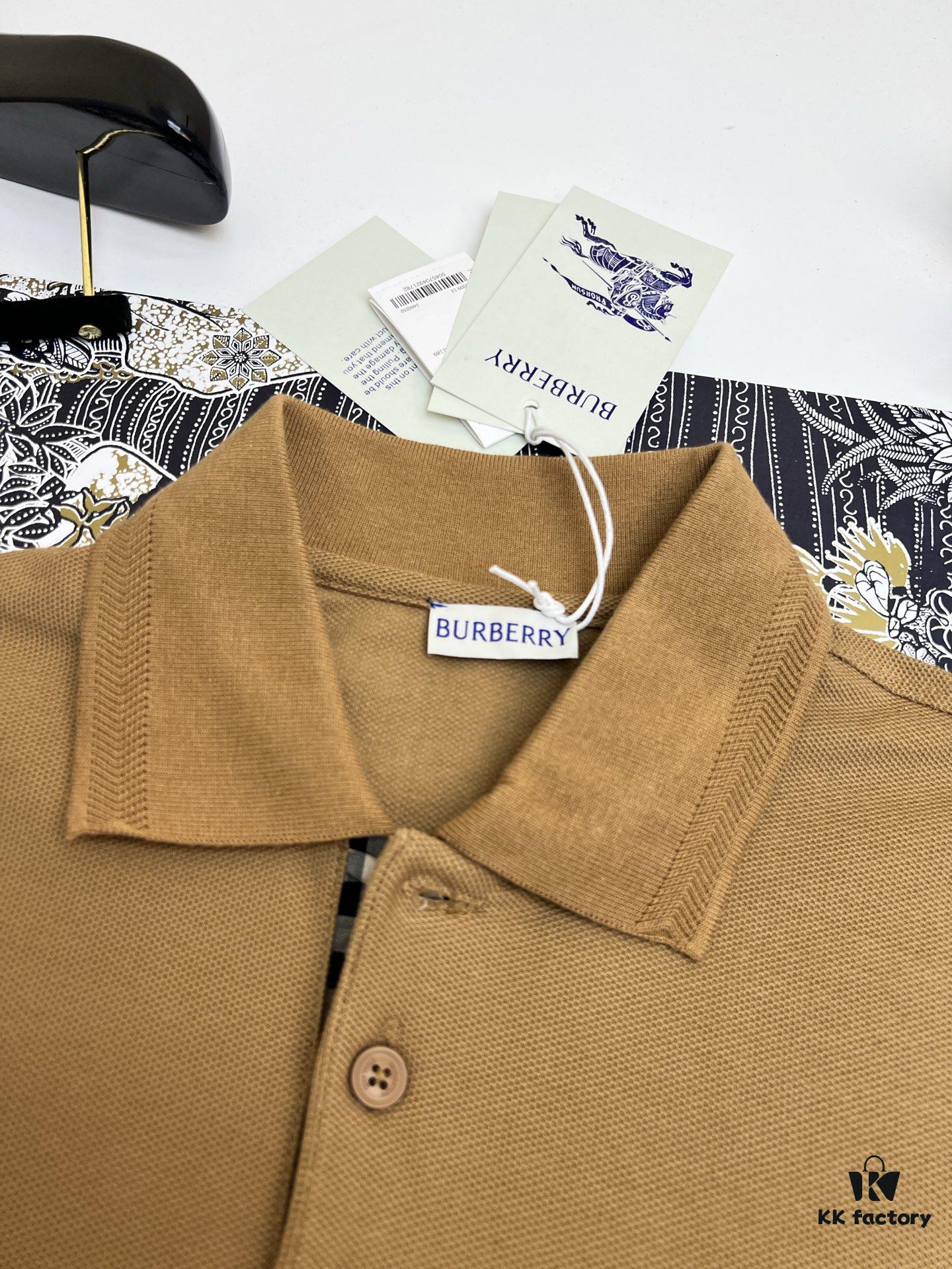 BBR 25SS Spring/Summer Polo Shirt, Black and White Printed Round-Neck Short-Sleeve T-Shirt