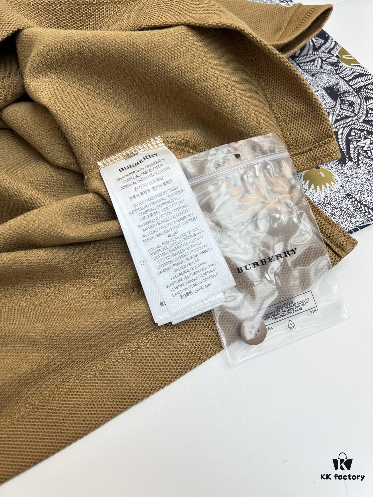 BBR 25SS Spring/Summer Polo Shirt, Black and White Printed Round-Neck Short-Sleeve T-Shirt