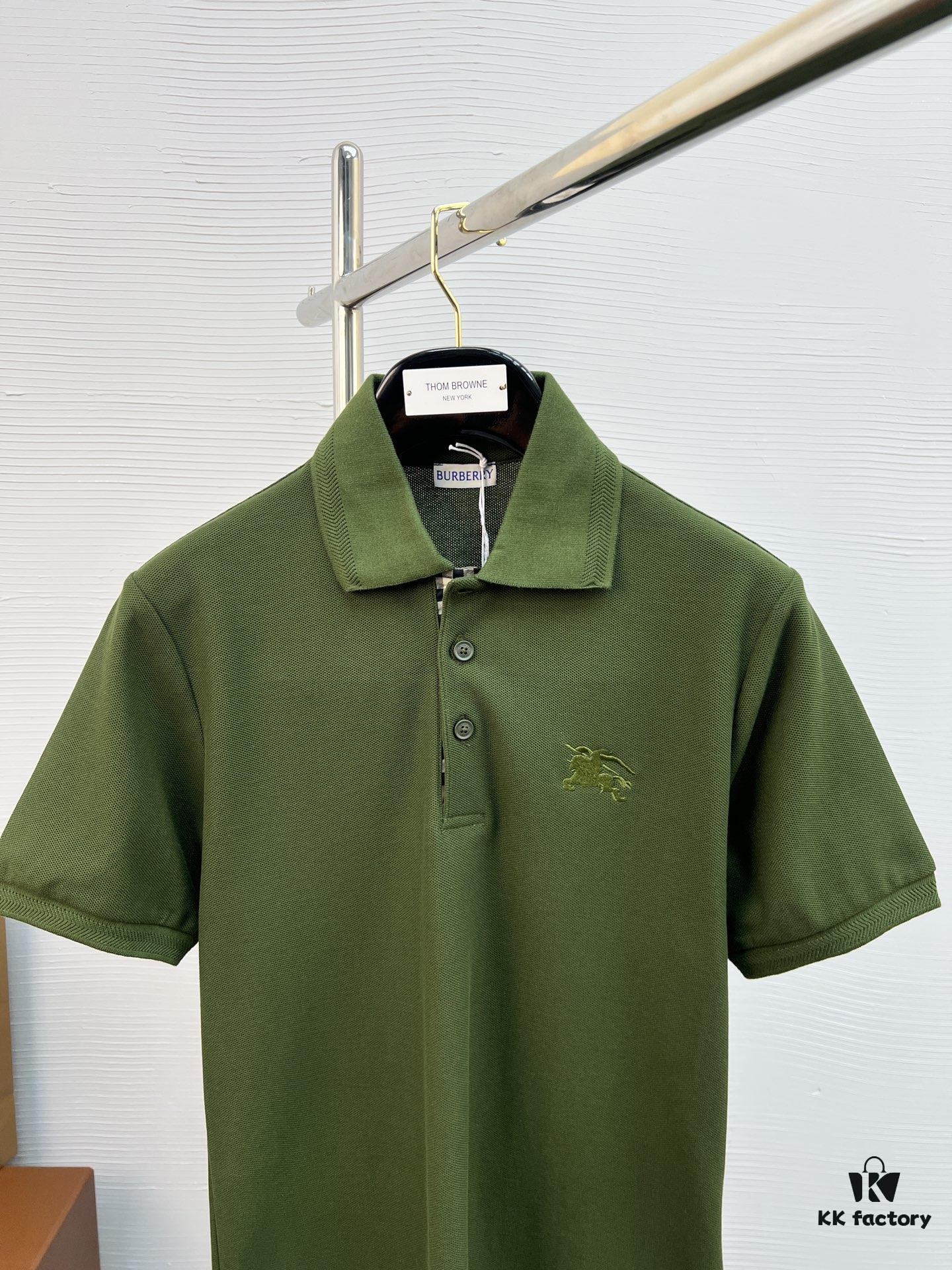 BBR 25SS Spring/Summer Polo Shirt – Black and White Printed Round-Neck Short-Sleeve T-Shirt