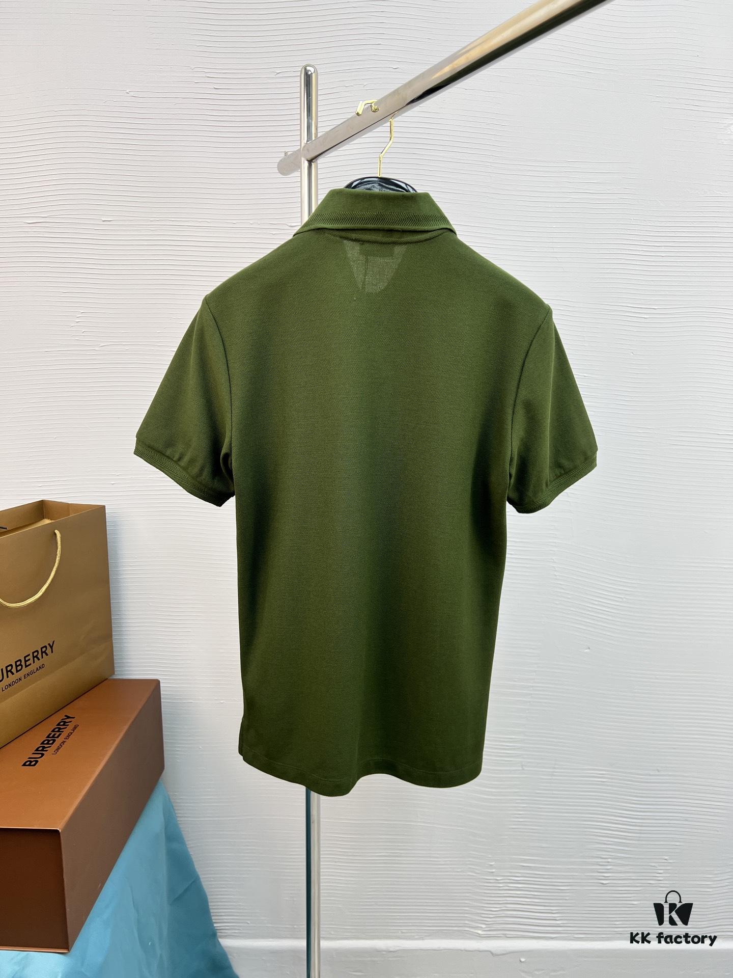 BBR 25SS Spring/Summer Polo Shirt – Black and White Printed Round-Neck Short-Sleeve T-Shirt