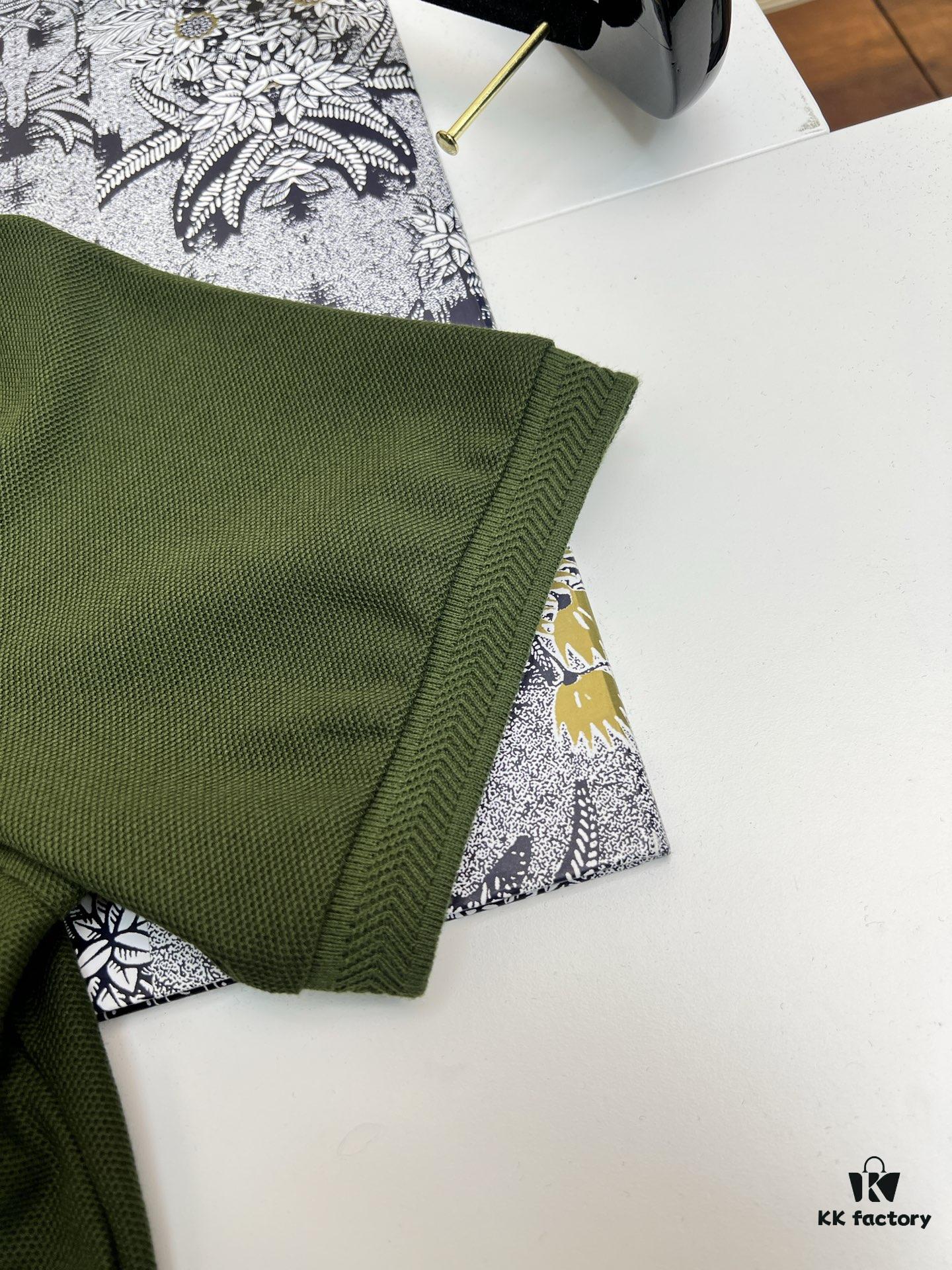 BBR 25SS Spring/Summer Polo Shirt – Black and White Printed Round-Neck Short-Sleeve T-Shirt