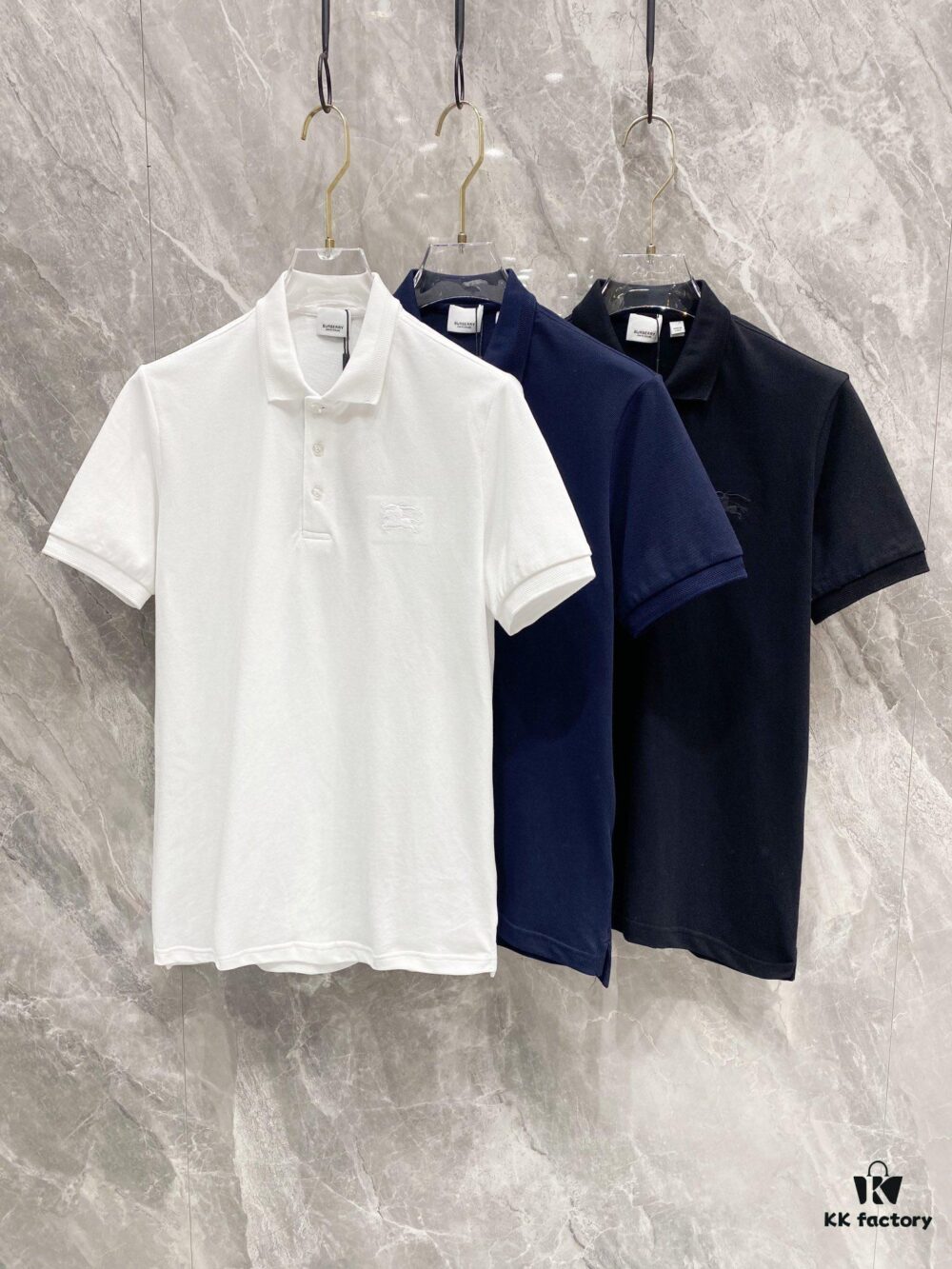 BBR 25SS Classic H Embroidered Short-Sleeve Polo Shirt