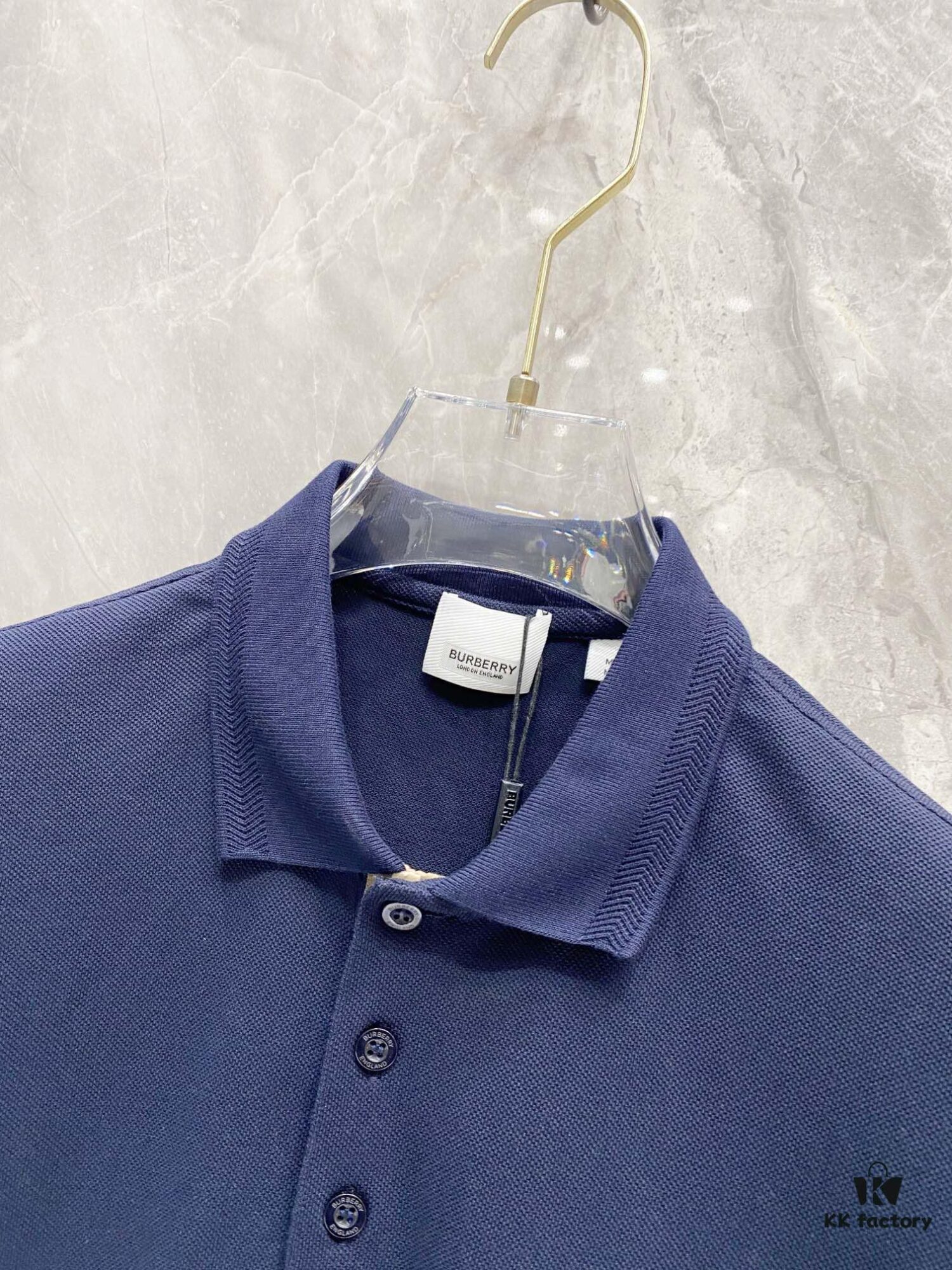 BBR 25SS Classic H Embroidered Short-Sleeve Polo Shirt