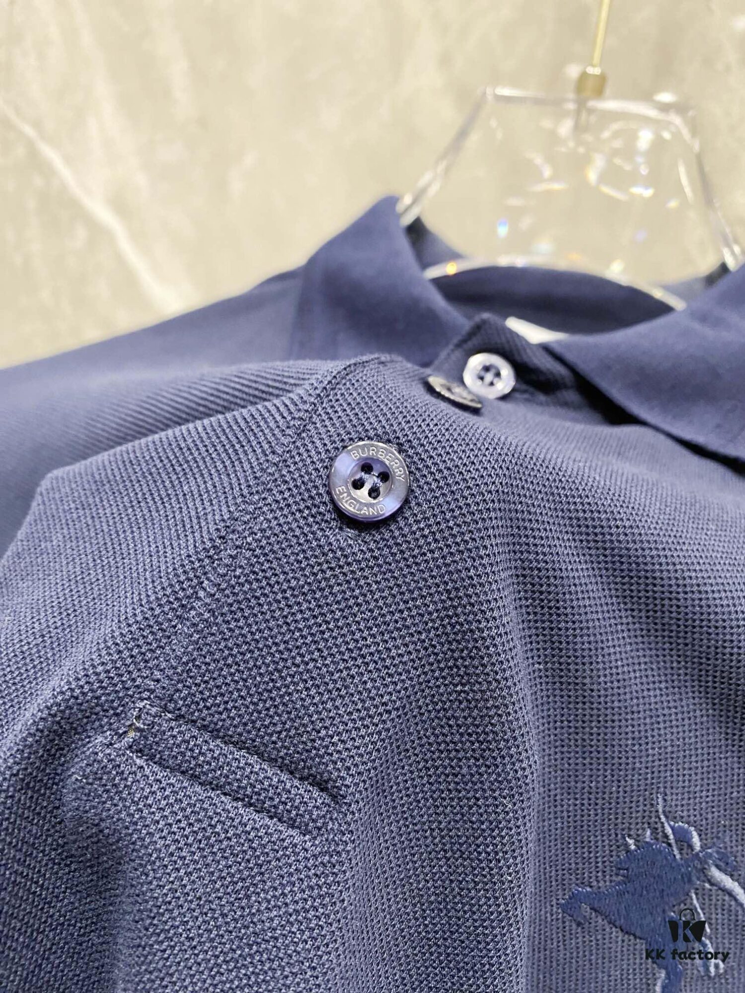 BBR 25SS Classic H Embroidered Short-Sleeve Polo Shirt