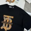 BBR* Bao Bao Li 25SS Limited Edition T-Shirt, Unisex, 260g High-Quality Combed Cotton, Classic TB Plaid Embroidery on Chest with Strong Textural Feel, Oversized Slightly Loose Fit, Triple Labels, Colors: Black, White