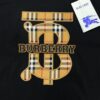 BBR* Bao Bao Li 25SS Limited Edition T-Shirt, Unisex, 260g High-Quality Combed Cotton, Classic TB Plaid Embroidery on Chest with Strong Textural Feel, Oversized Slightly Loose Fit, Triple Labels, Colors: Black, White