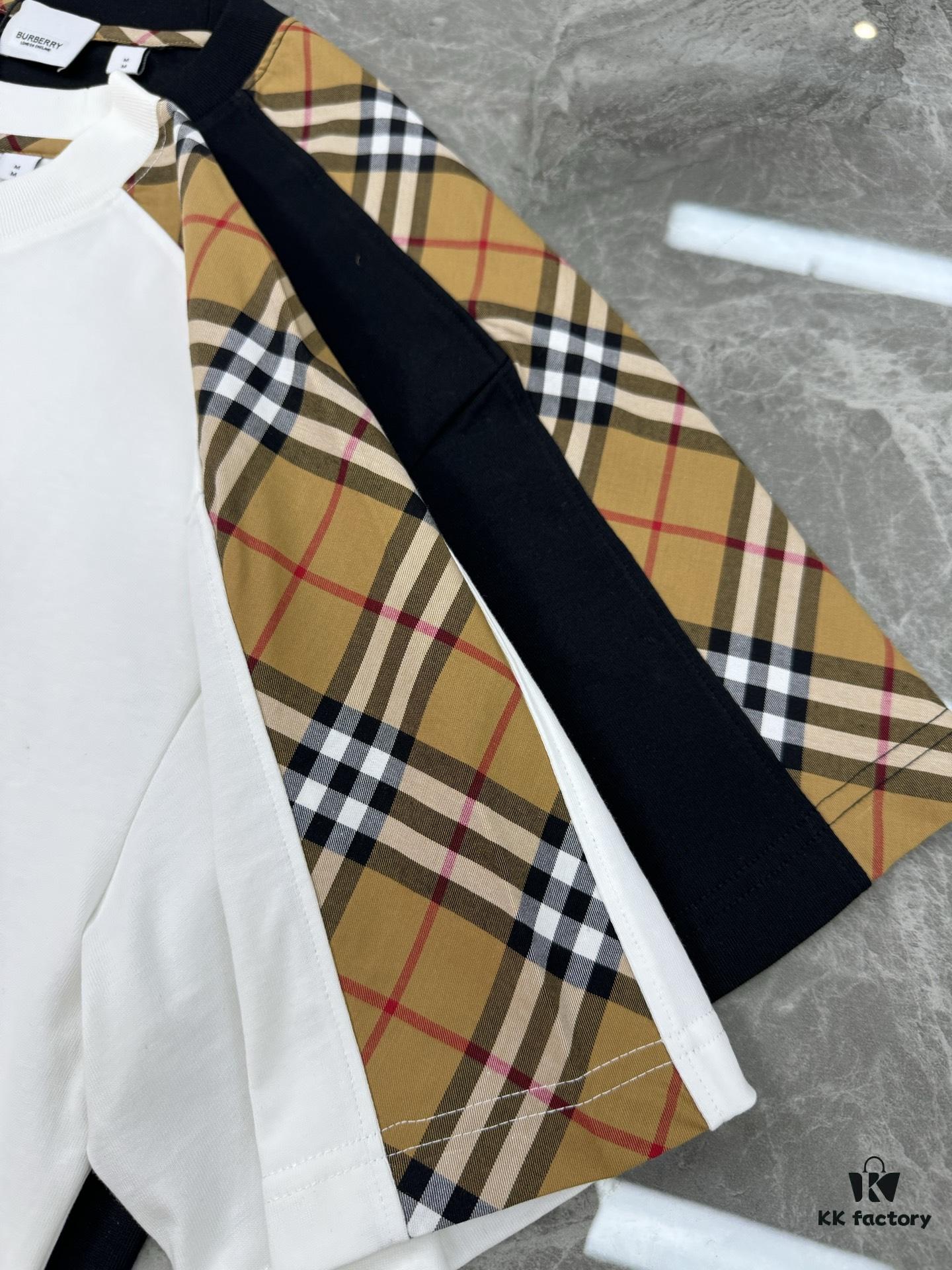 BBR* Bao-Bao-Li 25SS Limited Edition T-Shirt, Unisex Style! Premium 260g Fully Combed Cotton, Custom Leather Chest Patch, Shoulder Plaid Panel Craft for Strong Textural Feel and 3D Effect, Oversized Slightly Expanded Silhouette, Complete Three Labels. Colors: Black, White. European Size: S, M, L, XL (Recommended Size M for Height 175cm / Weight 70kg)