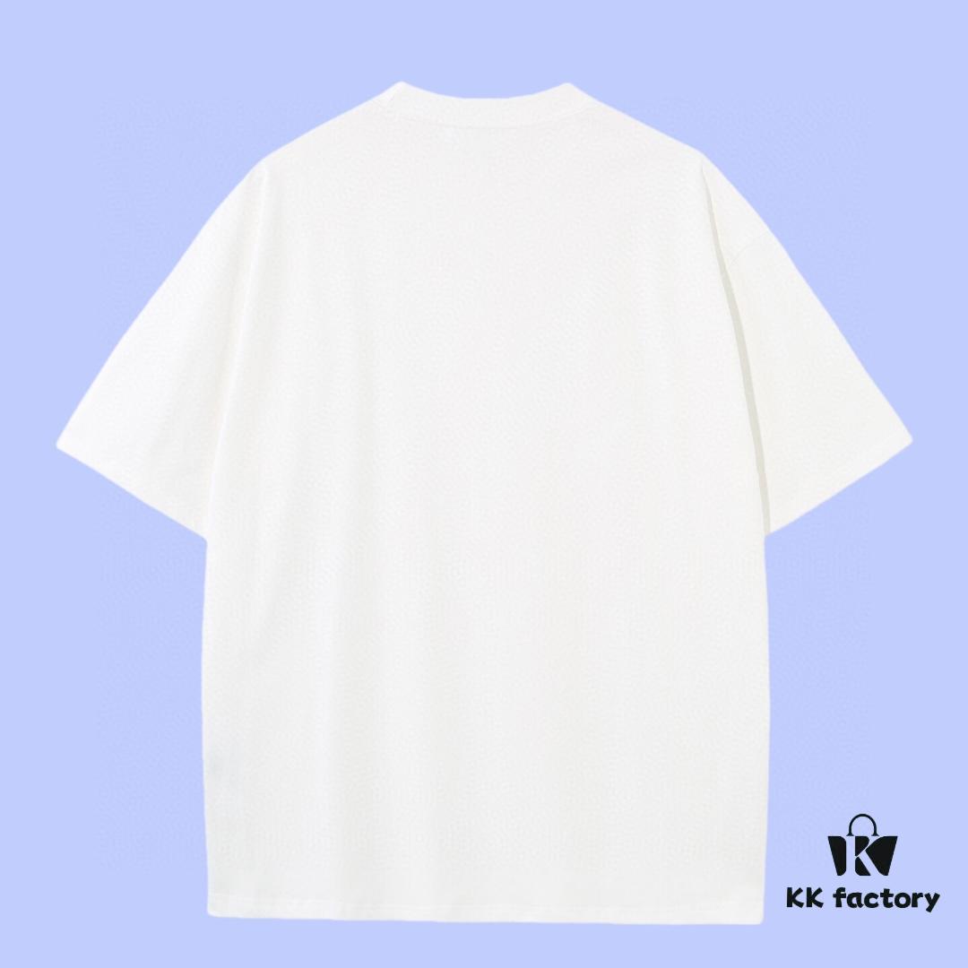 Burberry 2025 Fall Spring-Summer Collection Equestrian Logo Short Sleeve T-Shirt Premium Quality, Custom-Woven 270G 32-Count Double-Yarn Pure Cotton Fabric, Relaxed Fit Unisex Design