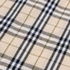 Burberry Letter Plaid Cotton Poplin Shirt, 100% Pure Cotton, Original Quality, Custom Buttons, Chest Patch Pocket, Toweling Fabric Appliqué on Sleeves, All-Over Pattern Matching, Unisex Design