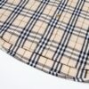 Burberry Letter Plaid Cotton Poplin Shirt, 100% Pure Cotton, Original Quality, Custom Buttons, Chest Patch Pocket, Toweling Fabric Appliqué on Sleeves, All-Over Pattern Matching, Unisex Design