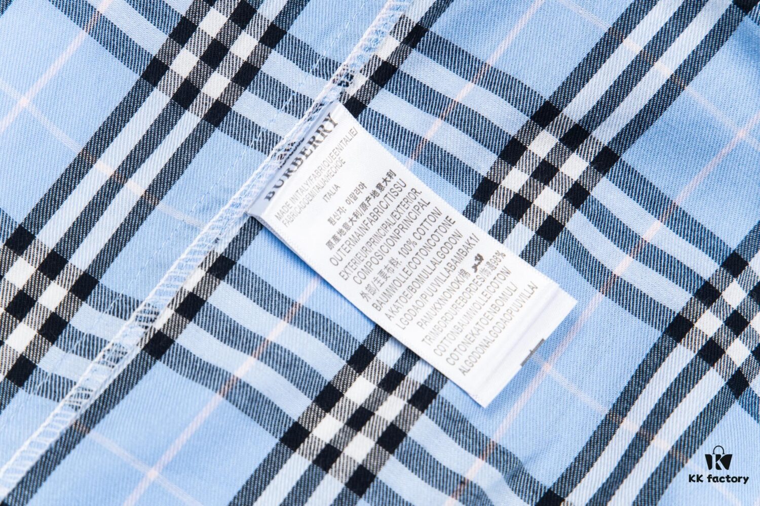 Burberry Letter Plaid Cotton Poplin Shirt, Original 100% Cotton, Premium Quality with Custom Buttons, Patch Pocket, and Toweling Fabric Appliqué on Sleeves