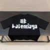 BALENCIAGA Tape Logo Printed Short-Sleeve T-Shirt, Made from 280g Double-Layer Pure Cotton Fabric, Comfortable and Soft to Wear, Featuring Raised Tape Logo Printing for a Premium, Three-Dimensional Look, High-Quality Replica, Complete with All Three Labels