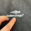 Balenciaga M Logo Embroidered Vintage Wash Short Sleeve T-Shirt