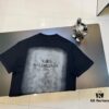 Balenciaga Gradient Letter Short-Sleeve T-Shirt