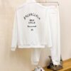 BALENCIAGA Paris Fashion 2025 New Arrival Cardigan Hoodie Set, Premium Natural Roman Cotton, Elegant and Comfortable Unisex Fit