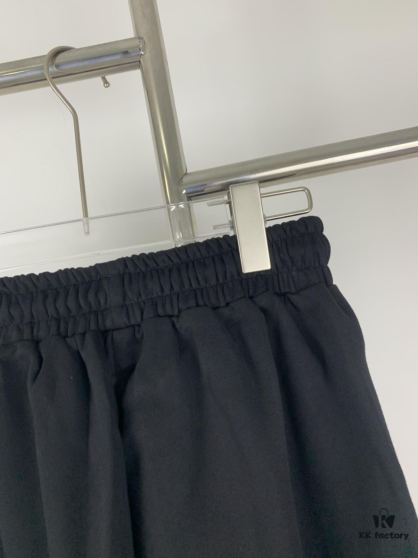 New B Balenciaga BLCG Embroidered Webbing Red White Black Striped Joggers Unisex - Stylish and Flattering Fit