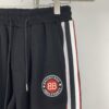 New B Balenciaga BLCG Embroidered Webbing Red White Black Striped Joggers Unisex - Stylish and Flattering Fit
