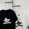 New Balenciaga Phantom Dual Logo Classic Print Short Sleeve T-Shirt