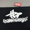 New Balenciaga Phantom Dual Logo Classic Print Short Sleeve T-Shirt