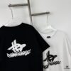 New Balenciaga Phantom Dual Logo Classic Print Short Sleeve T-Shirt