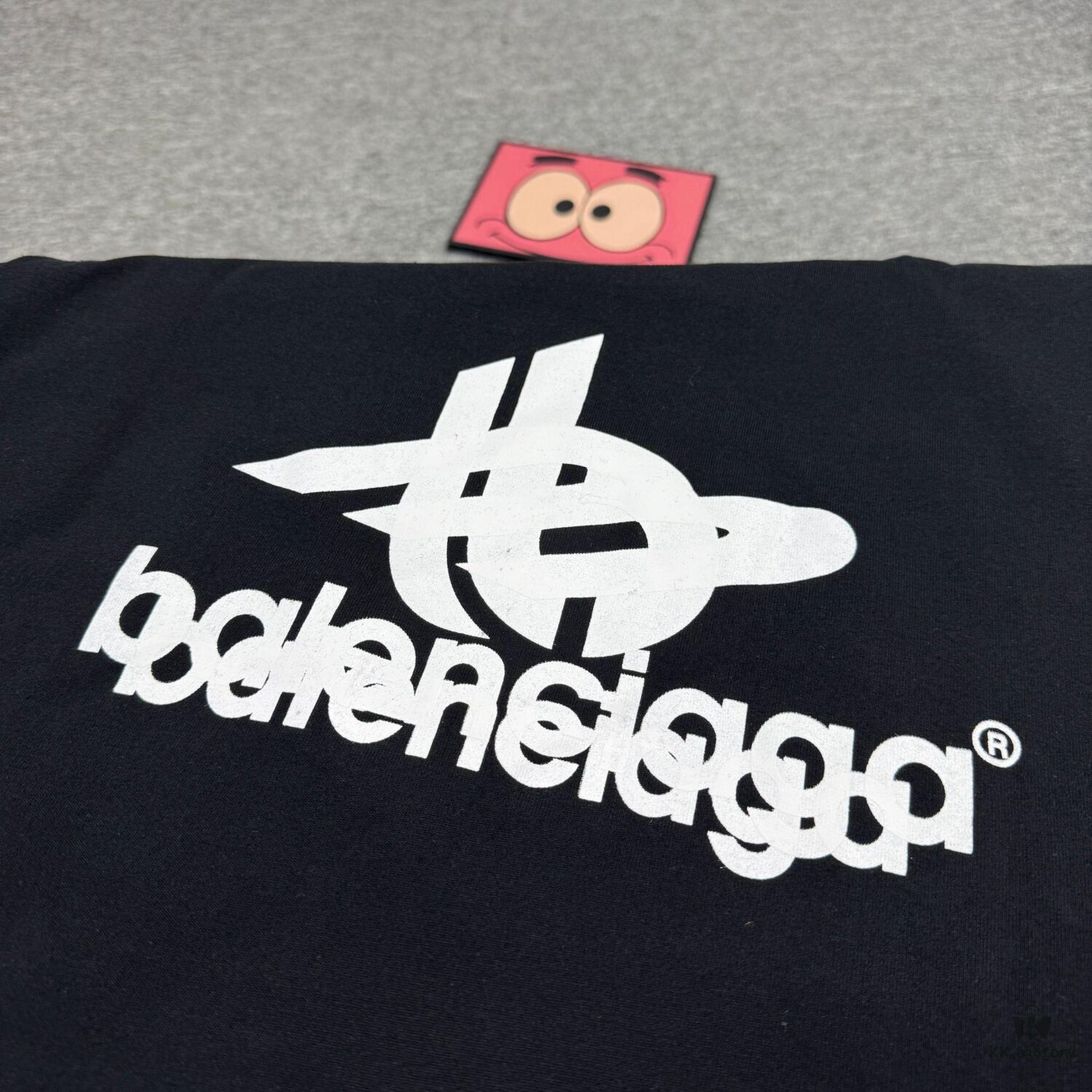 New Balenciaga Phantom Dual Logo Classic Print Short Sleeve T-Shirt
