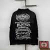 New BALENCIAGA Paris 24SS Limited Dragon Year Graffiti Letter Vintage Washed Denim Jacket - Top-Quality Original Single Version