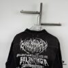 New BALENCIAGA Paris 24SS Limited Dragon Year Graffiti Letter Vintage Washed Denim Jacket - Top-Quality Original Single Version