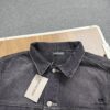 New BALENCIAGA Paris 24SS Limited Dragon Year Graffiti Letter Vintage Washed Denim Jacket - Top-Quality Original Single Version
