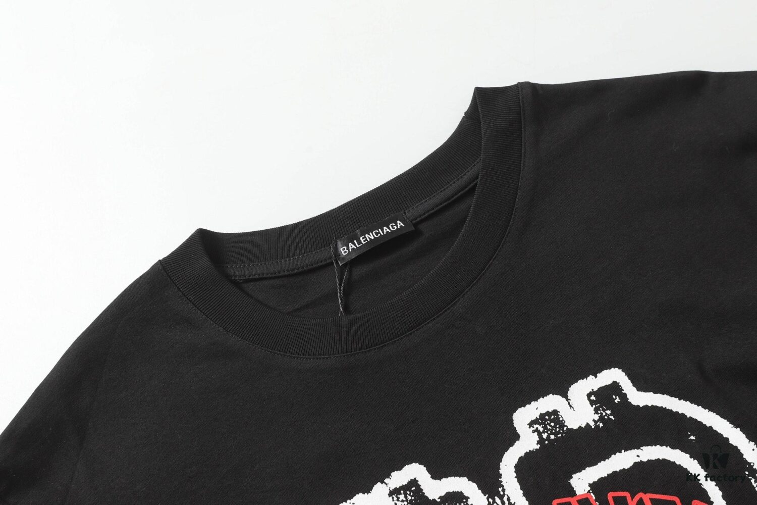 New BALENCIAGA 2024 SS Double-B Digital Print Crew Neck Short Sleeve T-Shirt Unisex