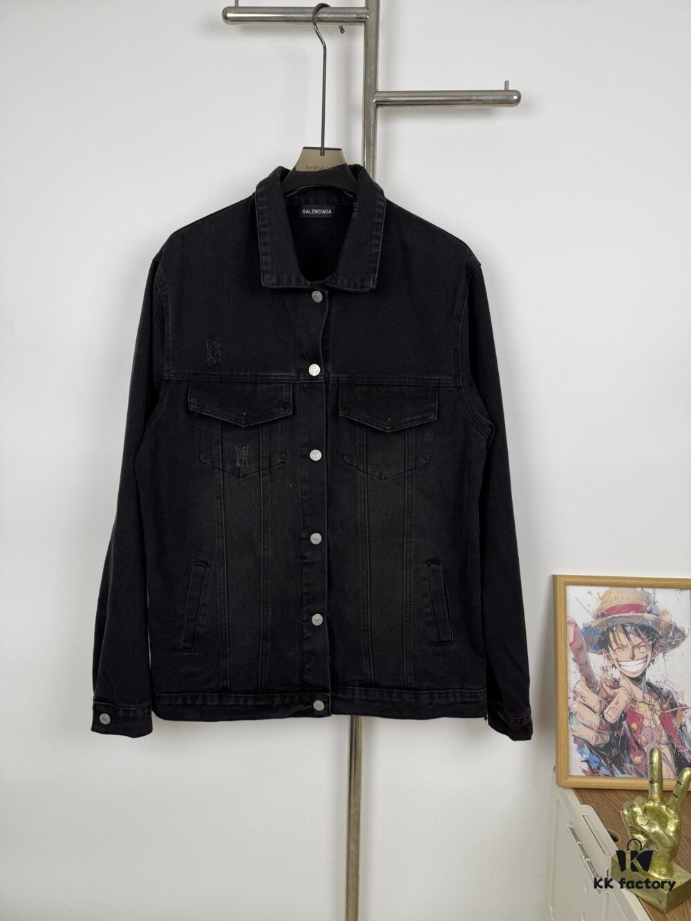 Balenciaga 2024 Fall/Winter New Paris Tower Oversized Denim Jacket