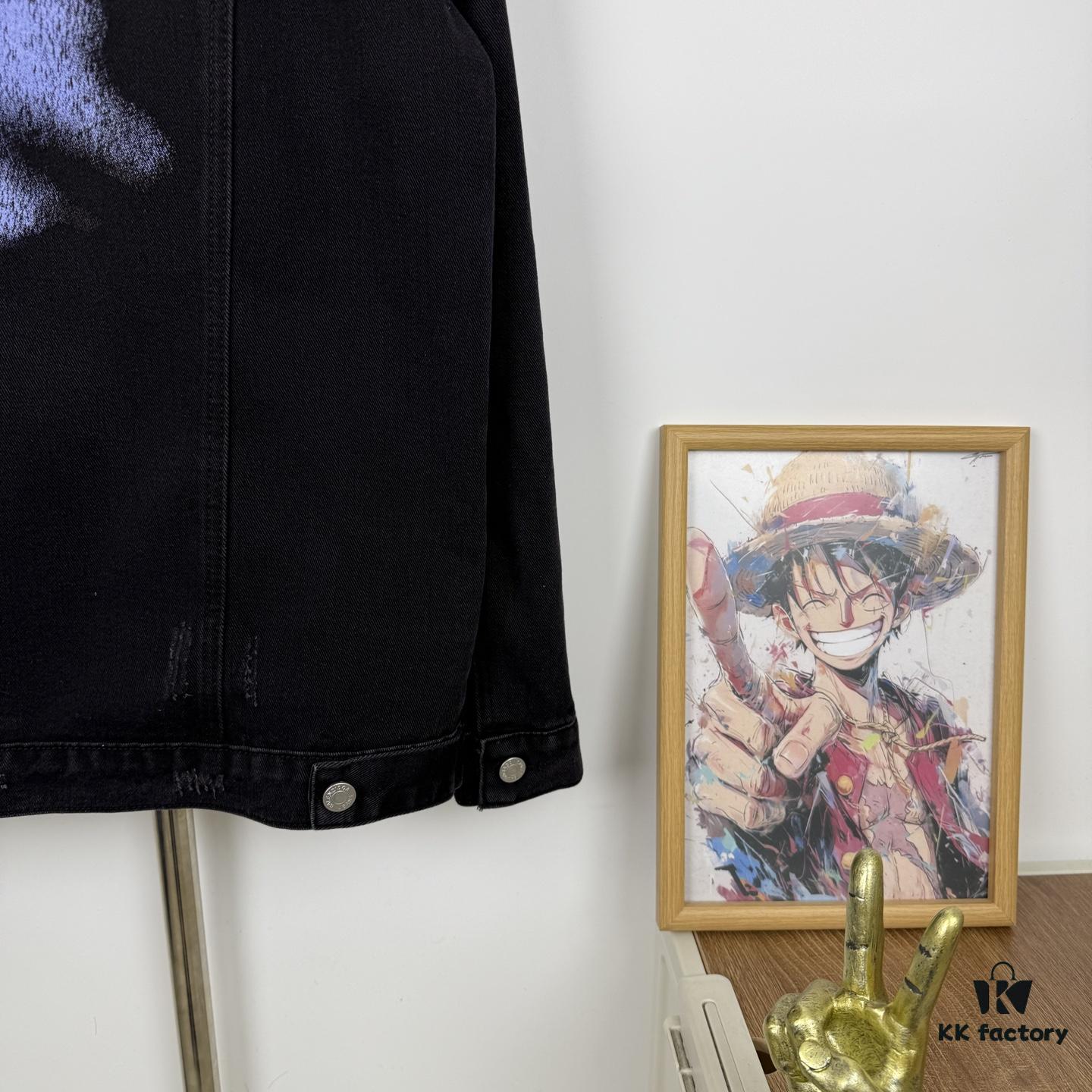 Balenciaga 2024 Fall/Winter New Paris Tower Oversized Denim Jacket