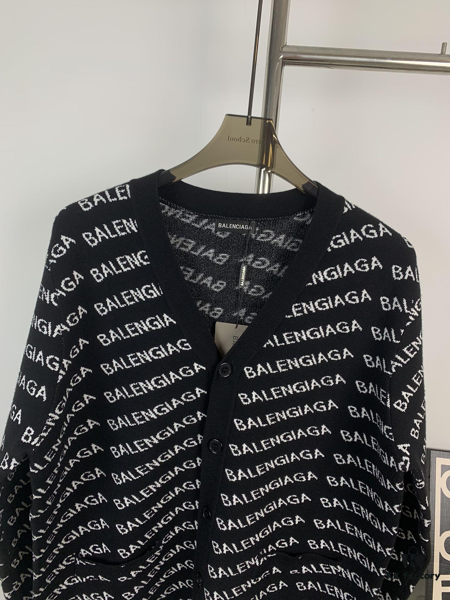 Paris Embroidered Knit Cardigan Jacket Unisex Design