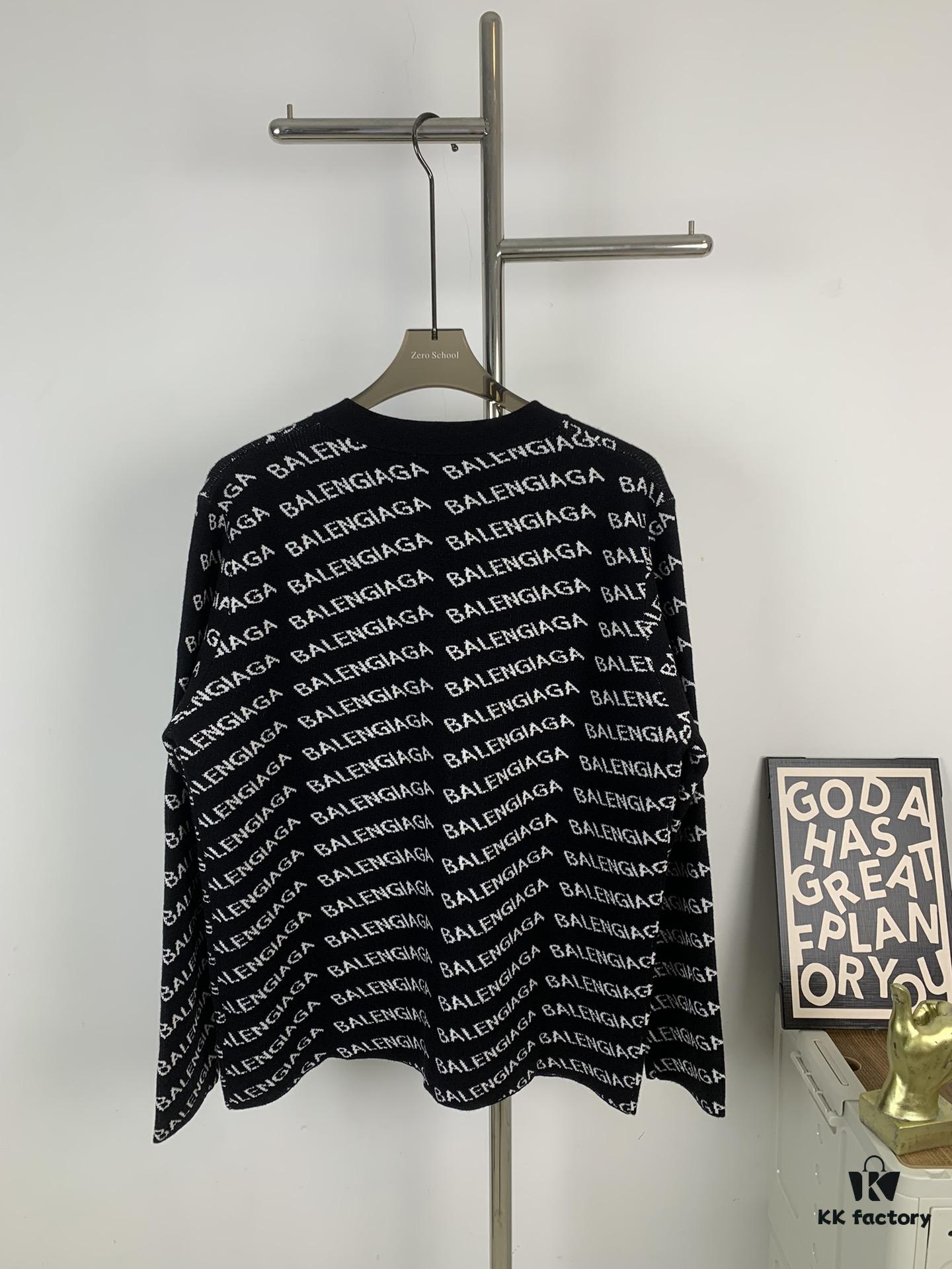 Paris Embroidered Knit Cardigan Jacket Unisex Design