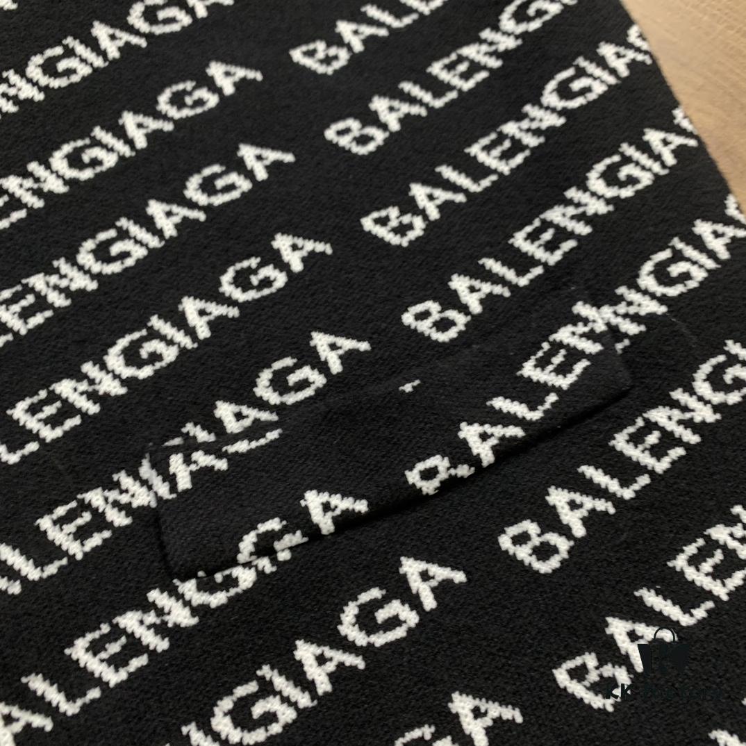 Paris Embroidered Knit Cardigan Jacket Unisex Design