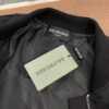 New Balenciaga 2023 Embroidered Stand Collar Jacket Unisex Waterproof Coated Double-Layer with Lining