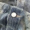 New Balenciaga BLCG Washed Vintage Back Rhinestone Logo Denim Jacket