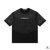 2025 New Balenciaga Rhinestone Embellished Short Sleeve T-Shirt
