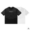 2025 New Balenciaga Rhinestone Embellished Short Sleeve T-Shirt