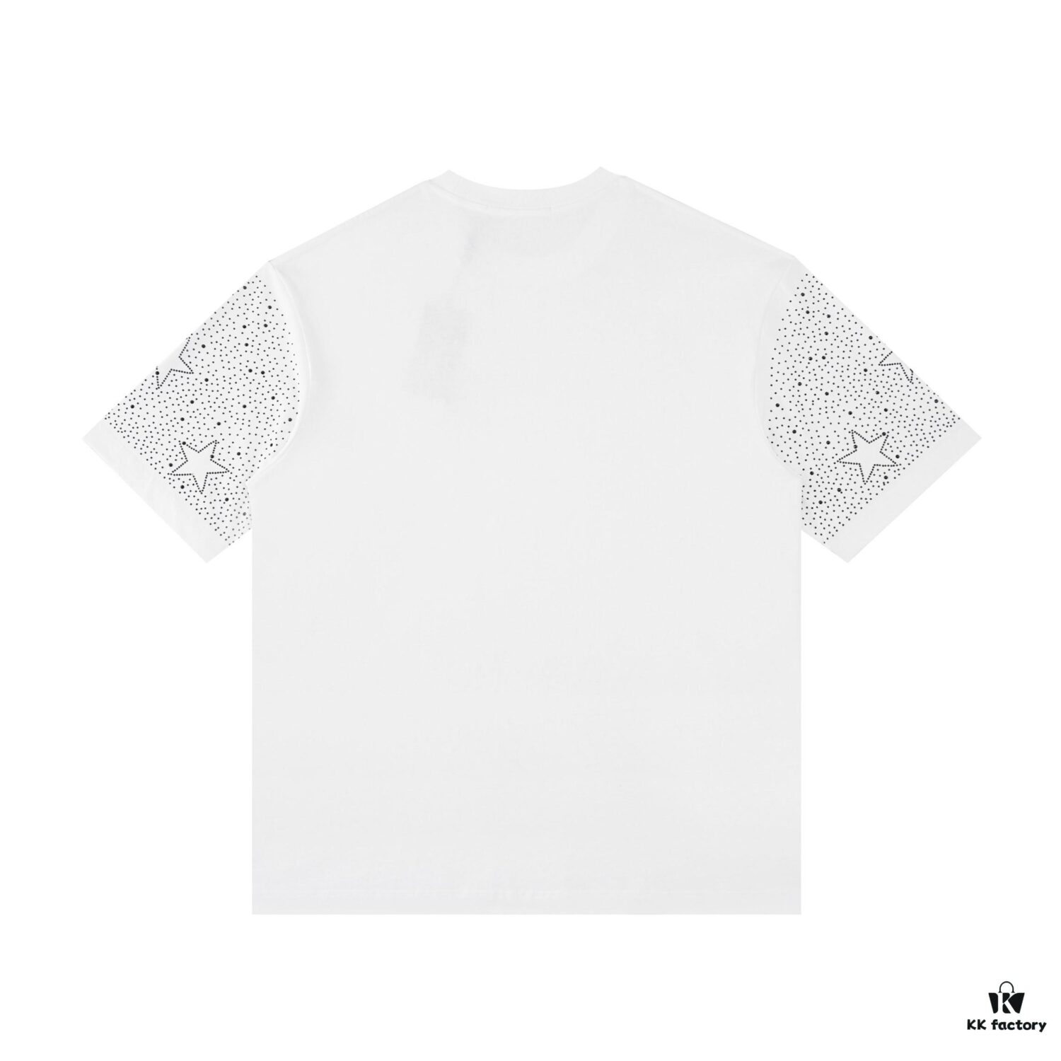 2025 New Balenciaga Rhinestone Embellished Short Sleeve T-Shirt