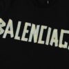 2025 New Arrival Balenciaga Yellow Tape Short Sleeve T-Shirt