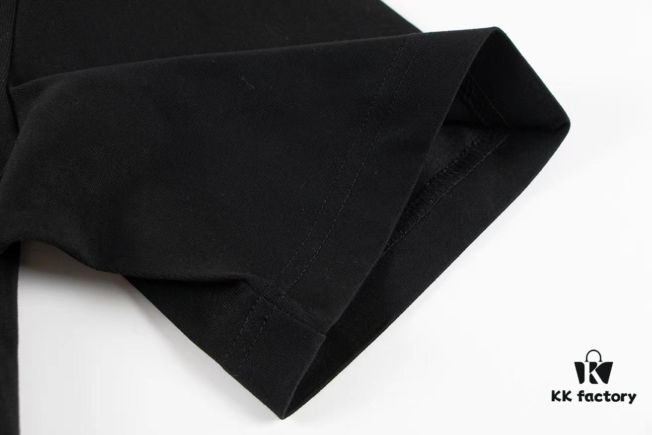 2025 New Arrival Balenciaga Yellow Tape Short Sleeve T-Shirt