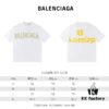 2025 New Arrival Balenciaga Yellow Tape Short Sleeve T-Shirt