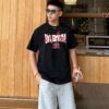 BALENCIAGA New Classic Letter Graffiti Print Casual Round Neck Short Sleeve T-Shirt